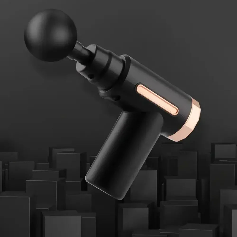 Portable Mini Massage Gun for Deep Tissue Relief - Lightweight Handheld Muscle Massager with Adjustable Speed for Body Pain Alleviation